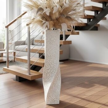 Tall floor vase