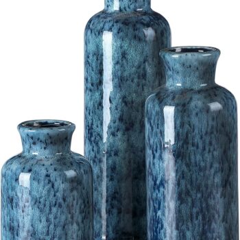 Small Vase Sets, Farmhouse Country Style Vases, Living Room Tabletop Decorations, Shelf Decorations