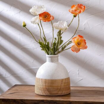 Large ceramic vases in a country farmhouse style, modern decorative ceramic vases, suitable for home décor