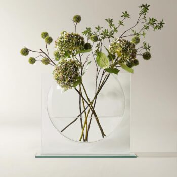 Modern Ellipse Decorative Vase for Flowers and Home Décor