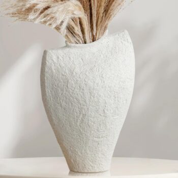 Ceramic vase, suitable for living room decoration, perfect for farmhouse-style home décor, stone-patterned modern Nordic handmade vase.